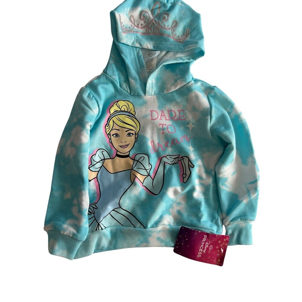 Disney Princess Cinderella Tie-Dye Hoodie Girls 3T
